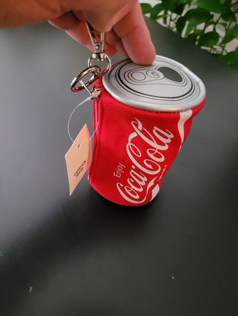 Coca-Cola Red Can Shaped Keychain Pouch